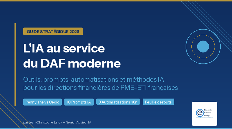Guide IA pour DAF de PME-ETI françaises - Executive Partners Group 2026