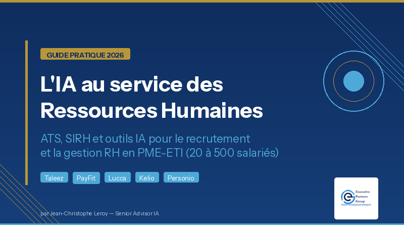 Guide IA Ressources Humaines PME-ETI - Executive Partners Group 2026